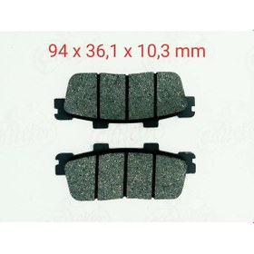 Resim JOYRİDE 200İ-HD EVO 200-KYMCO XCİTİNG 250 ARKA FREN DİSK BALATA FA427 