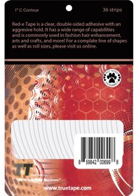 Resim True Tape Red-E Tape Protez Saç Bandı 1" C (2.5Cm X 7.5Cm) 