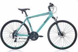 Resim Bianchi Touring 713 460H 28\ 24-V HD Mat Turkuaz-Siyah-Krom Trekking Bike 