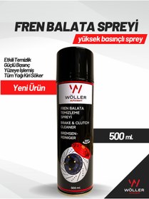 Resim Wöller Fren Balata Spreyi Ve Genel Temizleme Spreyi 500 Ml. 