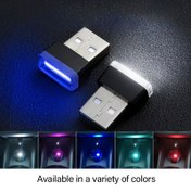 Resim Araba USB Atmosfer Işığı Akrilik Renk Kontrastlı Araba USB Atmosfer Gece Işığı Dekoratif Işık 