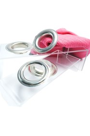 Resim Klinkshop Büyük Kuşgözü Kapsül Nikel Renk - Perde Ve Branda Tipi 40 Mm - 10 Adet - Paslanmaz Pirinç 