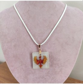 Resim El Yapımı 3d Baskı Anka Kuşu Heykeli 561 Krem 