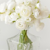 Resim 12 adet Sahte Ranunculus Çiçeği Seti, Sahte İpekten Yapılmış, DIY Buketler Yaratmak İçin Mükemmel. Bu Toplu Sahte Çiçekler Düğün Merkezi ve Gelin Duşu Süslemeleri İçin İdeal, Zarif İvory Beyaz Renkli. 