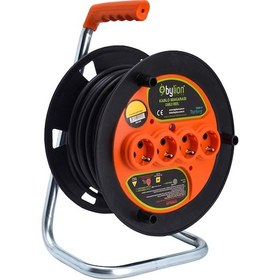 Resim Bylion 20 Metre Makaralı Seyyar Uzatma Kablosu 3x2.5 - PMK-20325-F 