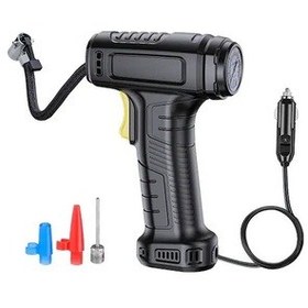 Resim St-5007 Basınç Göstergeli Taşınabilir Lastik Şişirme Pompası Hava 