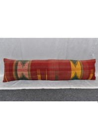 Resim Zehra Abla Halı Yeni El Dokuma Dekoratif Lumbar Kilim Kırlent Yastık Kılıfı 6693 Çok Renkli 