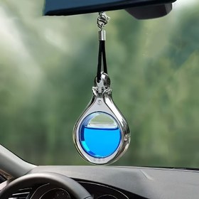 Resim Şık Araba Kokusu Asılı Kolye, Kokusuz Boş Şişe Hava Ferahlatıcı ve Dekorasyon için 