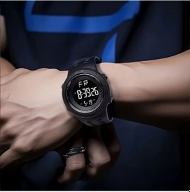 Resim Cloud011 Kırmızı Multifonksiyonel Büyük Kadranlı Aydınlatmalı Digital Kamp Ve Doğa Sporları Saati Diğer 