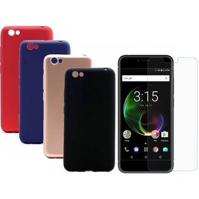 Resim Vestel Uyumlu Venüs E3 Kilif Premier Mat Silikon Kilif + Kirilmaz Cam 527458305 