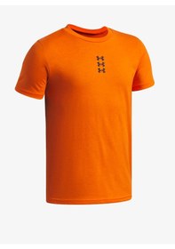 Resim Under Armour Ua Hoops Trıple Logo Ss Erkek Çocuk Tişört 6012660 6012660 800 