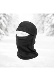 Resim KANİNCHEN Polar Kar Maskesi Unisex Siyah Renk Termal Polar Maske 