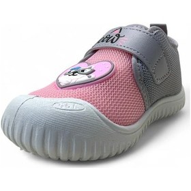 Resim 3447 Hafif Esnek Kız Çocuk Okul Öncesi Panduf Gri/pembe 