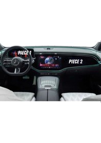 Resim Mercedes E220 2025 Hayalet Gösterge Ve Multimedya Yolcu Ekran Uyumlu Nano Ekran Koruyucu 