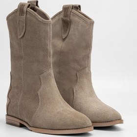 Resim Valmenti Kadın Yeşil Süet Hakiki Deri Casual Bot 312 88241 Bn Bot Sk23/24 Yeşil 