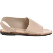 Resim Bej İnce Taban Hafif Kadın Sandalet 101 Z Bej 