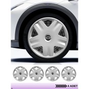 Resim CVL Auto Market Volkswagen Bora 14 Inç Jant Kapağı Amblemli Gri [4 Adet Kapak] 140 CVL-ADT2820 