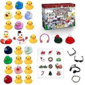 Resim 2023 Noel Advent Takvimi Kör Kutu 24 Izgaralı Kauçuk Ördekler -c80 