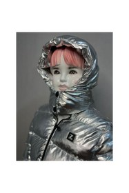 Resim modavals SU GEÇİRMEZ KAPİTONE UNISEX GARSON BOY ÇOCUK MONT - GRİ 
