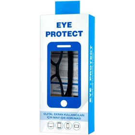 Resim Eye Protect Siyah Ekran Koruyucu Gözlük Çerçeveli 