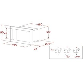 Resim Teka ML 8200 BIS Mikrodalga Siyah 