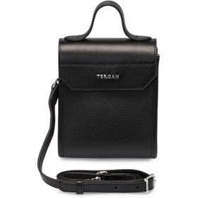 Resim Siyah Deri Kadın El Çantası - S25Y1BC80432-D3H 