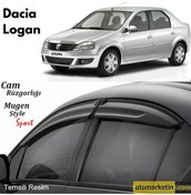 Resim Dacia Logan Sedan Mugen Cam Rüzgarlığı 