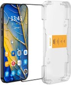 Resim Redmi Turbo 4 Pro İçin Enkay Kolay Kurulum Yüksek Alümina Silikonlu Tam Cam Film 