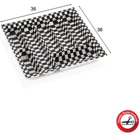 Resim Eco Modül Kaşıklık 7 Gözlü Damalı 36x36 Royaleks-acero-20133 Asorti 