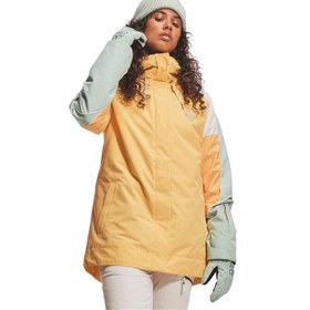 Resim Roxy Highridge Hoodie Kadın Sarı Snowboard Ceketi 