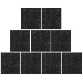 Resim 9 adet Kedi Kumu Süzgeci Kutusu Süzgeçleri Yedek Mat Koku Pedi Tava Kömür Aktif Karbon Kutuları Koku Giderici Hava Giderici 