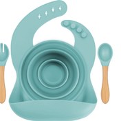 Resim Beslenme Seti BLW Set III - Aqua Green 