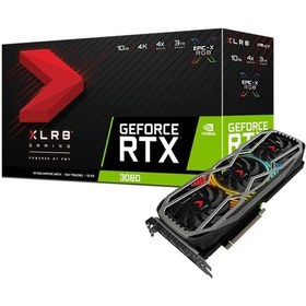 Resim PNY NVIDIA GeForce RTX 3080 XLR8 Gaming Revel Epic-X RGB 10 GB GDDR6X 320 Bit Ekran Kartı 