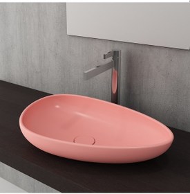 Resim Bocchi Etna Çanak Lavabo 58 CM Mat Somon 1114-032-0125 