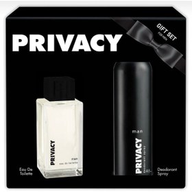 Resim öziş kozmetik öziş Privacy Black Edt 100 ml Erkek Parfüm + Deodorant 150 ml Set 