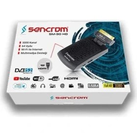 Resim Sencrom Sm-30 Hd Scartlı ve HDMI Girişli Uydu Alıcısı 