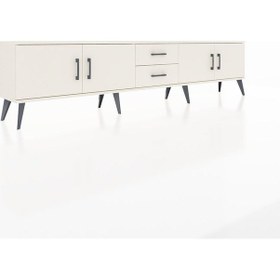 Resim Arges Tv Ünitesi 2 Raflı 2 Çekmeceli 4 Kapaklı 220x30x51 Aytaşı-aytaşı Aytası/aytası - Aytası 