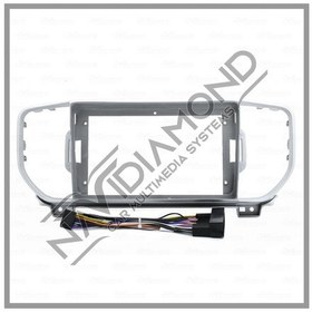 Resim Navıdıamond Kia Sportage 2016-2018 Android Teyp Çerçeve 9 Inch - Soket 