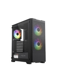 Resim Fazeon F16 650w+ Bronze Mesh 2x140mm&1x120mm Argb Fan Bilgisayar Kasası 