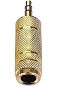 Resim STOREMAX TknszrShop 3.5 mm dişi 6.3 mm metal jack gold gitar jack 3.5 mm jack çevirivi 6.3 mm dişi 3.5 mm 
