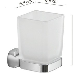 Resim Gedy Stelvıo Diş Fırçalık Krom 