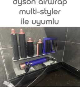 Resim Revenge Dyson Airwrap Multistyler Uyumlu Düzenleyici Aparat Stand Concrete Gray 