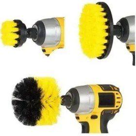 Resim Matkap Ucuna Takılan Temizlik Fırça Seti 