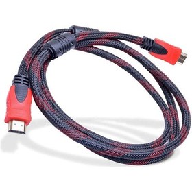 Resim Yüksek Hızlı Full HD 3D Örgülü HDMI Kablo - 1.5 Metre 