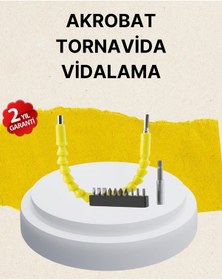 Resim Newtrendd.com Akrobat Vidalama Uç Seti 12 Parça Profesyonel Dar Alan Kullanım-32104 