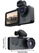Resim 3 Kameralı HD Araç İçi Güvenlik Cihazı 