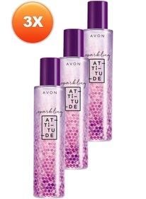 Resim Avon Sparkling Attitude Kadın Parfüm Edt 50 Ml. Üçlü Set 