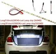 Resim Trendooze 12v 2835 120led Araç Bagaj İç Aydınlatma Şerit Led 30cm 36led Beyaz Turcoshop11 