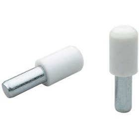 Resim Genel Markalar Plastik Başlı Metal Raf Pimi Beyaz (30 Adet ) 