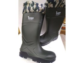 Resim Techno Boots Su Geçirmez O4 Konçlu Çelik Burunsuz Poliüretan Çizme 